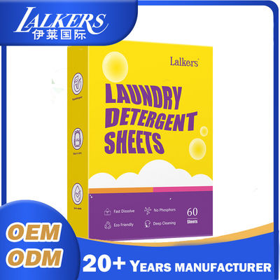 Prezzo buono OEM ODM Lalkers Detergente Lenzuola Liquidless Formula Biodegradabile in linea