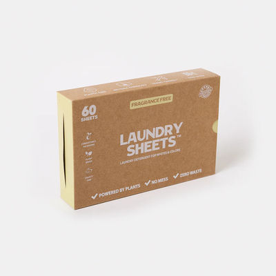 Lavatorio a profonda pulizia Lavatorio detergente fogli biodegradabili Eco-friendly Rimuovere macchie profondamente 2,8-3 g/foglio