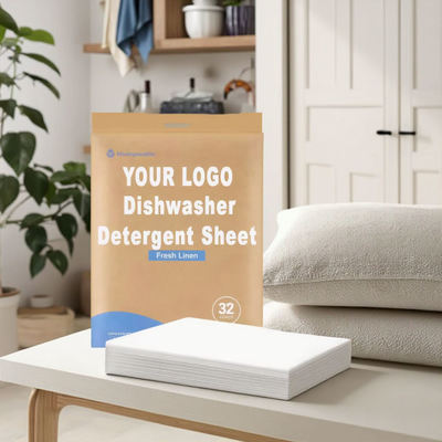 Foglietti di detersivo solido ecologico concentrato per bucato