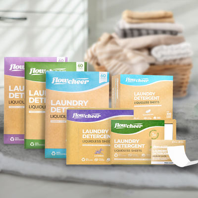 Lavatorio ecologico Lavatorio detergente fogli biodegradabili Lavatorio detergente strisce