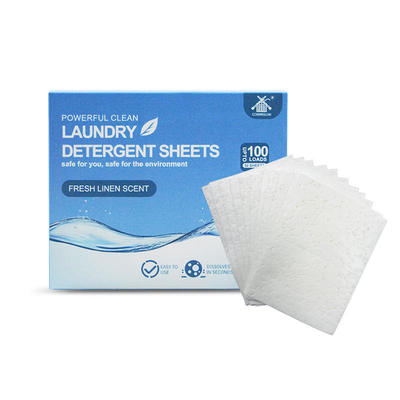 Eco-lavanda e profumo di mare Enzima solido usa e getta fogli detergenti per bucato Produttore