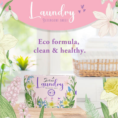 Prezzo buono Foglietti di detersivo per bucato ecologici con profumo, pulizia profonda e senza liquido in linea