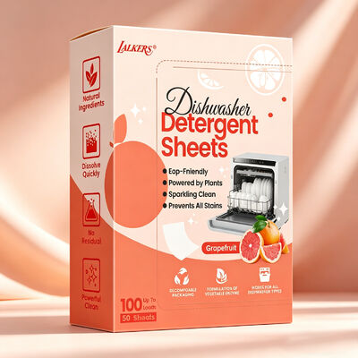 Prezzo buono Fogli per lavastoviglie biodegradabili ecologici all'ingrosso, ipoallergenici, personalizzabili in linea