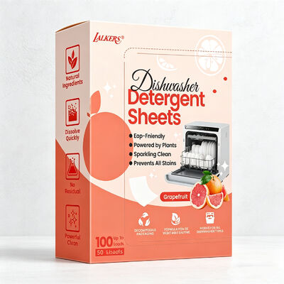 Prezzo buono Eco-Friendly Hypoallergenic Long-Lasting Dish Washing Sheets and Dishwasher Cleaning Sheets in linea