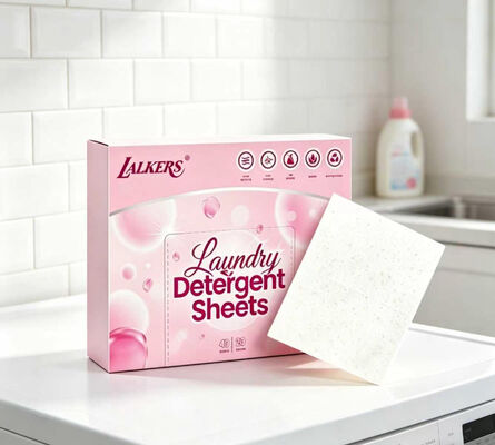 Prezzo buono FOGLI DETERGENTI PER BUCATO TOP NATURALI A BASE VEGETALE PER MACCHIE OSTINATE PROFONDAMENTE PULITE - Biodegradabili ed ecologici con fragranza personalizzabile in linea