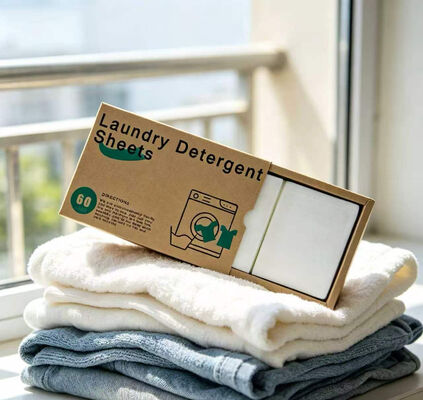 Prezzo buono I fogli di detersivo per bucato ecologici da 11 x 14 cm rimuovono le macchie in profondità per uso esterno in linea