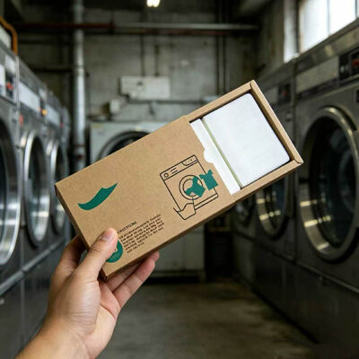 Foglietti per bucato ecologici rimuovono le macchie in profondità con fragranza personalizzabile