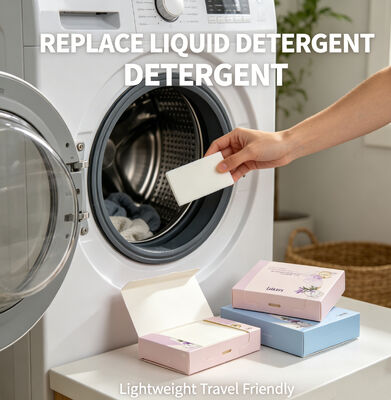 Prezzo buono Foglietti detersivo ecologici per bucato con forte potere pulente e profumo personalizzabile per macchie ostinate in linea