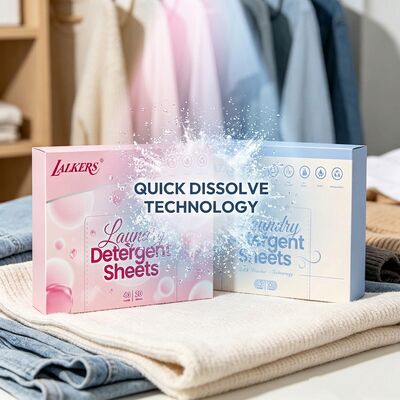 Prezzo buono Fogli di detersivi per biancheria a base di piante 100% di qualità superiore con imballaggi a rifiuti zero e strisce ecologiche di lavaggio pre-misurate in linea