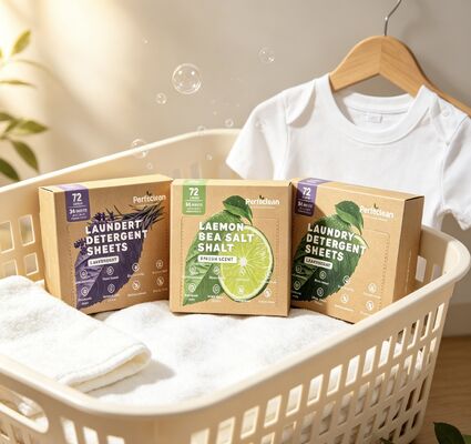 Prezzo buono Fogli di detersivi per biancheria completamente solubili, privi di plastica non tossica, per uso commerciale online