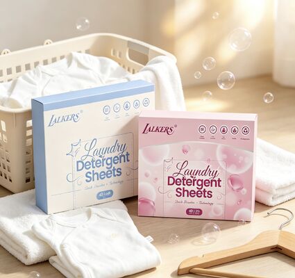 Color Lock Commercial Grade Laundry Detergent Sheets con tensioattivo a base vegetale per la prevenzione della decolorazione